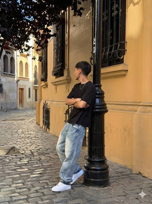 BAGGY DENIM LIGHT BLUE